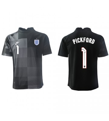 England Jordan Pickford #1 Goalkeeper Replica Home Stadium Shirt World Cup 2022 Short Sleeve